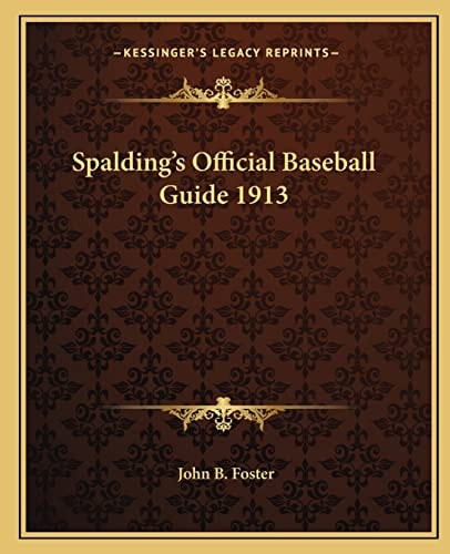 Spalding's Official Baseball Guide 1913