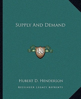 Supply And Demand