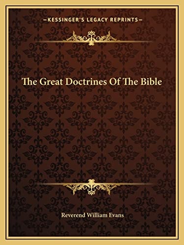 The Great Doctrines Of The Bible