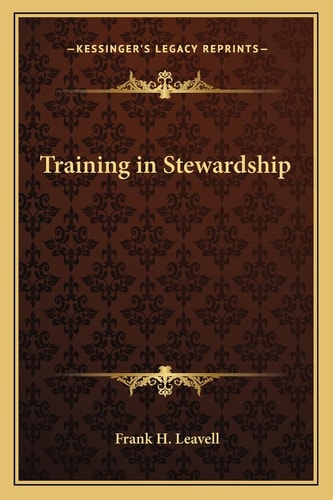Training in Stewardship