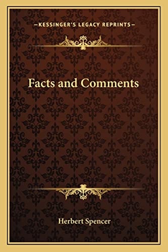 Facts and Comments