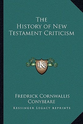 The History of New Testament Criticism