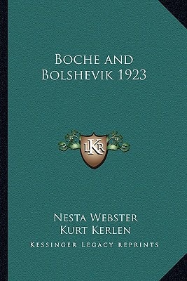 Boche and Bolshevik 1923