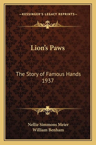 Lion's Paws: The Story of Famous Hands 1937