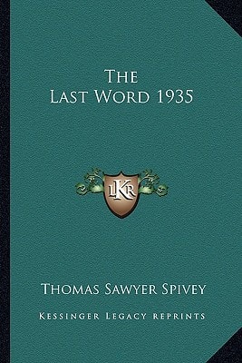 The Last Word 1935
