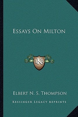 Essays On Milton