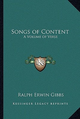 Songs of Content: A Volume of Verse