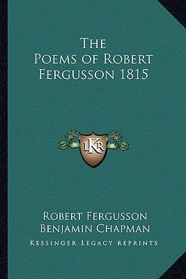 The Poems of Robert Fergusson 1815