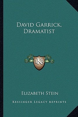 David Garrick, Dramatist