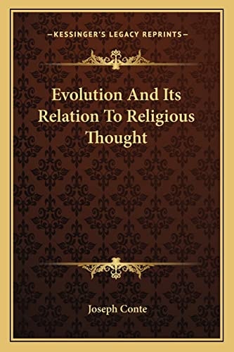 Evolution And Its Relation To Religious Thought