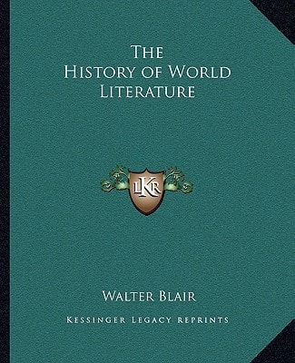 The History of World Literature