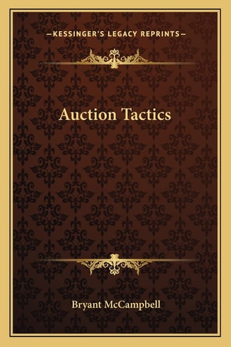 Auction Tactics
