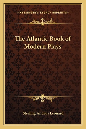 The Atlantic Book of Modern Plays