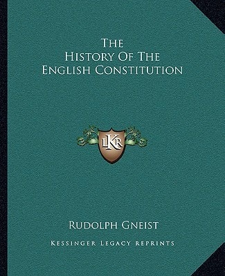The History Of The English Constitution