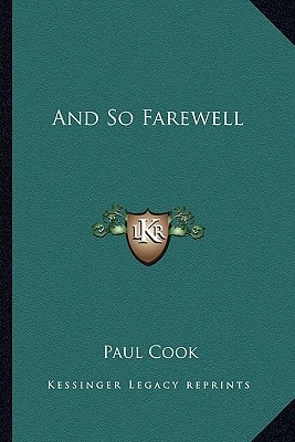 And So Farewell