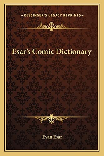Esar's Comic Dictionary