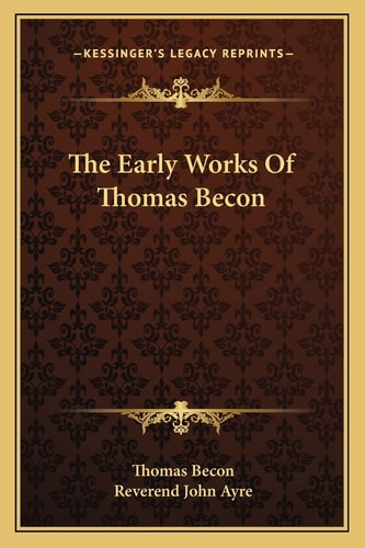 The Early Works Of Thomas Becon