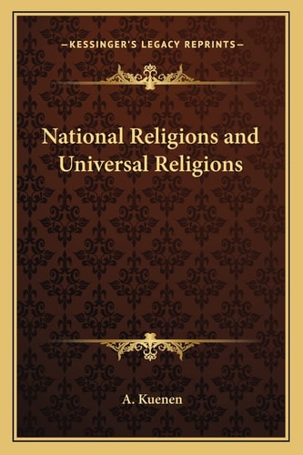 National Religions and Universal Religions