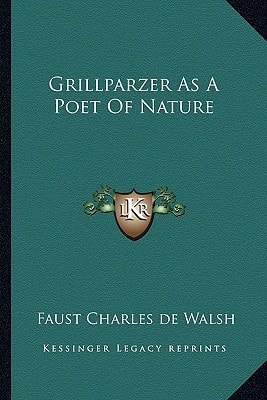 Grillparzer As A Poet Of Nature