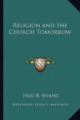 Religion and the Church Tomorrow