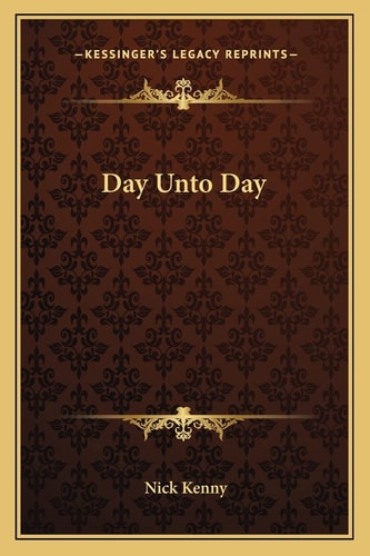 Day Unto Day