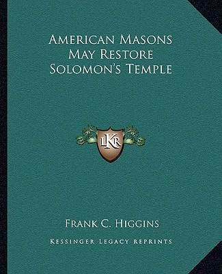 American Masons May Restore Solomon's Temple