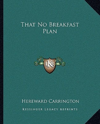 That No Breakfast Plan