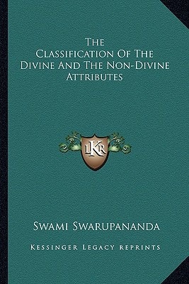 The Classification Of The Divine And The Non-Divine Attributes