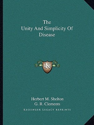 The Unity And Simplicity Of Disease