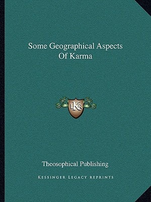 Some Geographical Aspects Of Karma