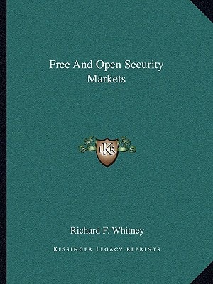 Free And Open Security Markets