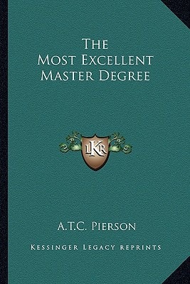 The Most Excellent Master Degree