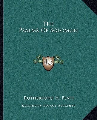 The Psalms Of Solomon