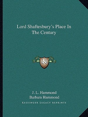 Lord Shaftesbury's Place In The Century