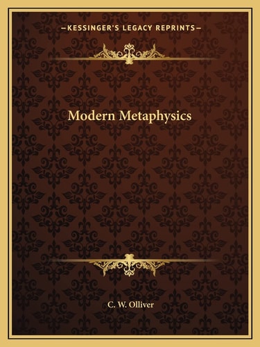 Modern Metaphysics