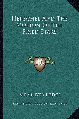Herschel And The Motion Of The Fixed Stars
