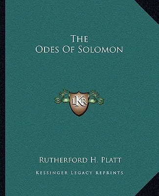 The Odes Of Solomon