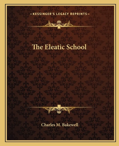 The Eleatic School