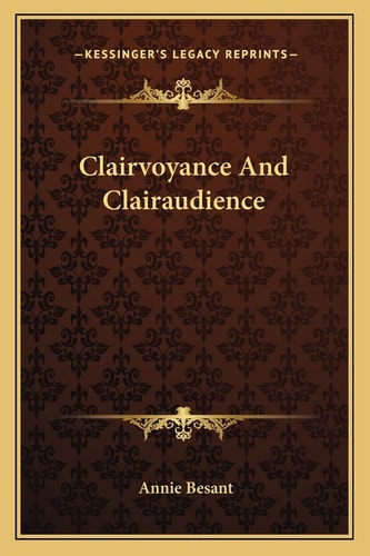 Clairvoyance And Clairaudience