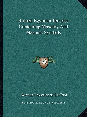 Ruined Egyptian Temples Containing Masonry And Masonic Symbols