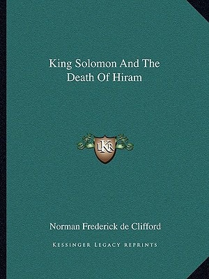 King Solomon And The Death Of Hiram