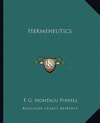 Hermeneutics