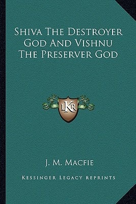 Shiva The Destroyer God And Vishnu The Preserver God