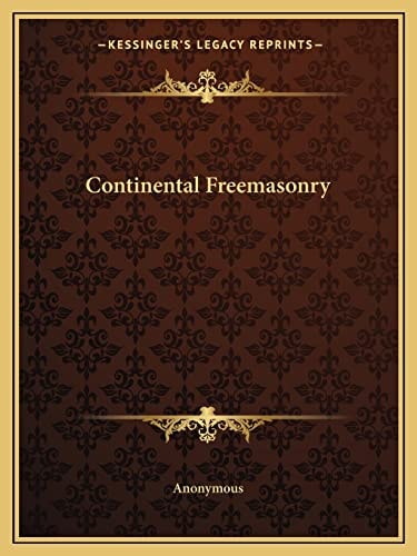 Continental Freemasonry