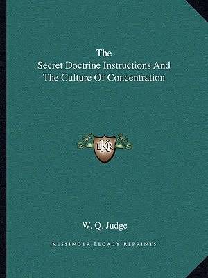 The Secret Doctrine Instructions And The Culture Of Concentration