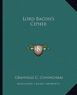 Lord Bacon's Cipher