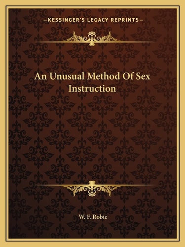 An Unusual Method Of Sex Instruction