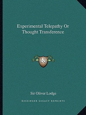 Experimental Telepathy Or Thought Transference