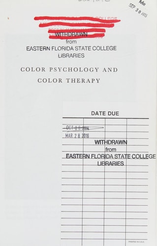 Color Psychology And Color Therapy: A Factual Study Of The Influence Of Color On Human Life