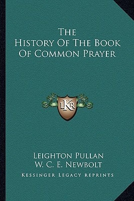 The History Of The Book Of Common Prayer